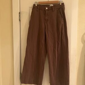 Sonoma Women's Brown Wide Leg Pants
